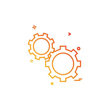 Donanım aracı simgesi tasarım, renkli vektör çizim