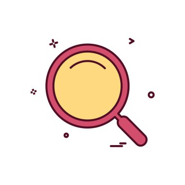 Arama simge tasarlamak vektör