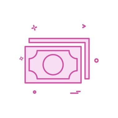 Doları simge tasarlamak vektör