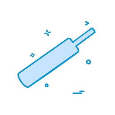 Kriket simge tasarlamak vektör 