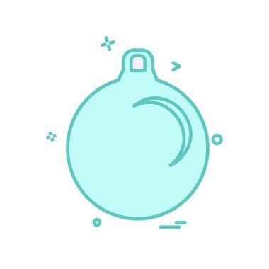 Noel simge tasarlamak vektör topları