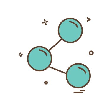 Simge tasarım vektörünü paylaş