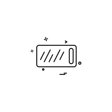 Mutfak simgesi tasarım vektörü 