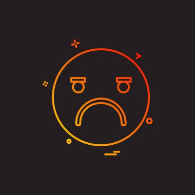 Emoji simgeleri tasarım vektörü 
