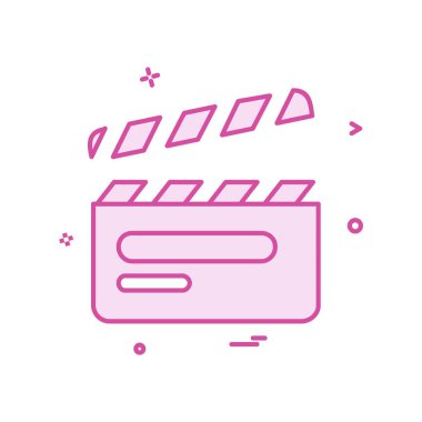 Medya simge vektör beyaz arka plan üzerinde