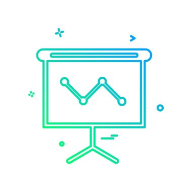 İş grafik simge tasarlamak vektör