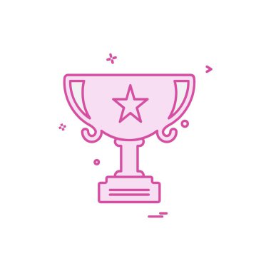 Ödül simgesi tasarım vektörü