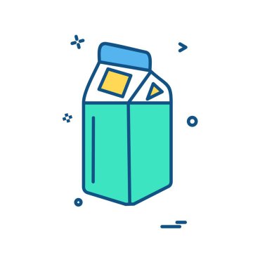 Gıda simgesi tasarım vektörü