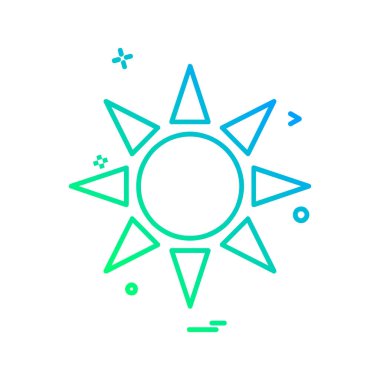 Yüzme simgesi tasarım vektörü 