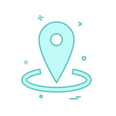 Navigasyon simgesi tasarım vektörü