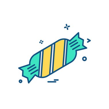 Şekerleme simge tasarlamak vektör