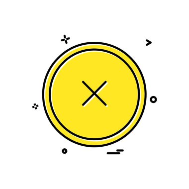 Simge tasarım vektörünü kapat