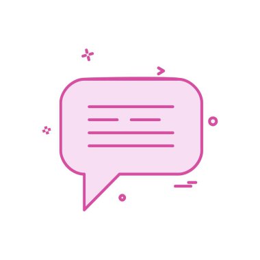 İletileri simge vektör beyaz arka plan üzerinde