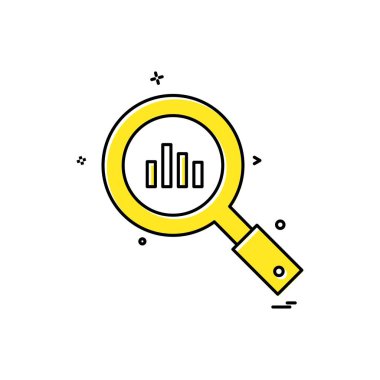 Arama simge tasarlamak vektör