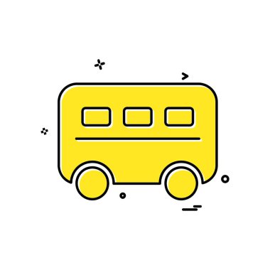 Van simge tasarlamak vektör