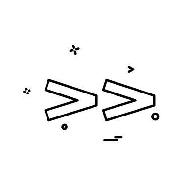 Kod simgesi tasarım vektörü