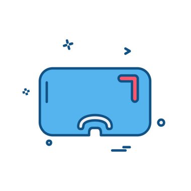 Yüzme simge tasarlamak vektör 