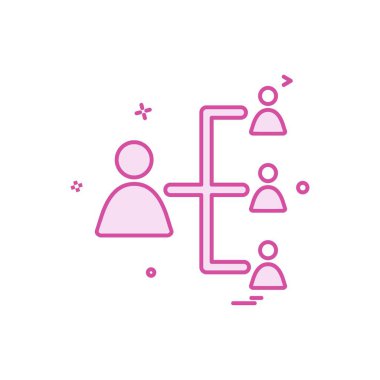 Ağ simgesi tasarım vektörü