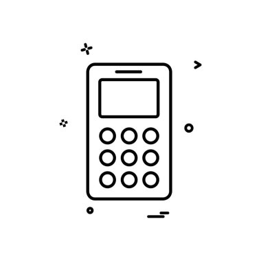 Akıllı telefon simge tasarlamak vektör 