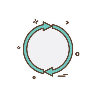 Simge tasarım vektörünü tazele