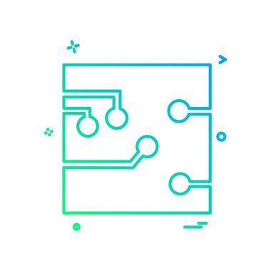 Devre levhasını simge tasarlamak vektör 