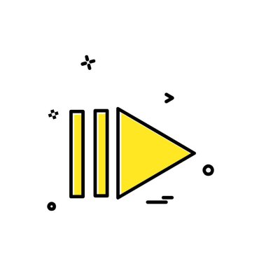 Sonraki düğme simge tasarlamak vektör