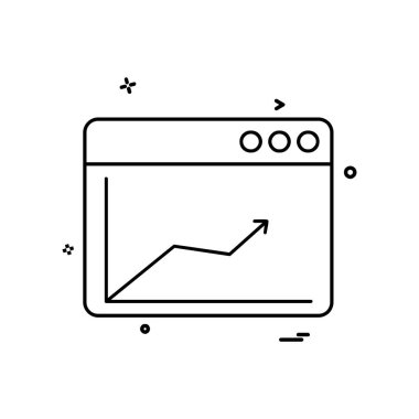 Web yerleşim simgesi tasarım vektörü