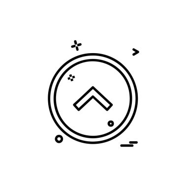 Ok simgesi tasarım vektörü