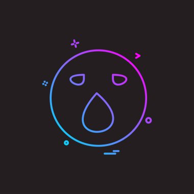 Emoji simgeleri tasarım vektörü 