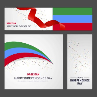 Dağıstan bağımsızlık günün kutlu olsun afiş ve arka plan belirleme
