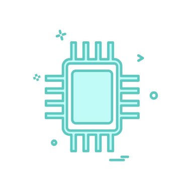 IC simge tasarlamak vektör