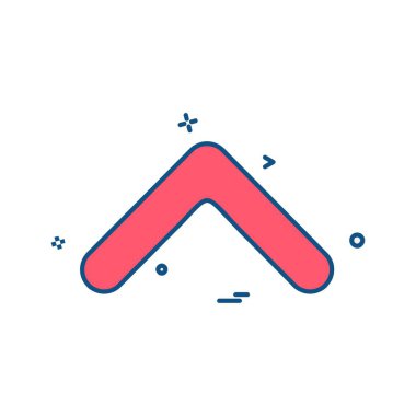 Ok simgesi tasarım vektörü