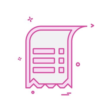 Metin simge tasarlamak vektör 