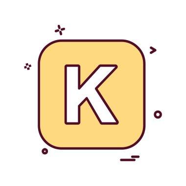 İngilizce alfabe simge tasarlamak vektör 