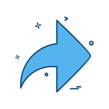 Ok simgesi tasarım vektörü