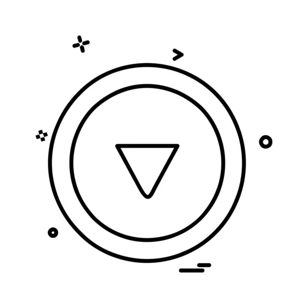 Flechas Icono Diseño Vector — Vector de stock