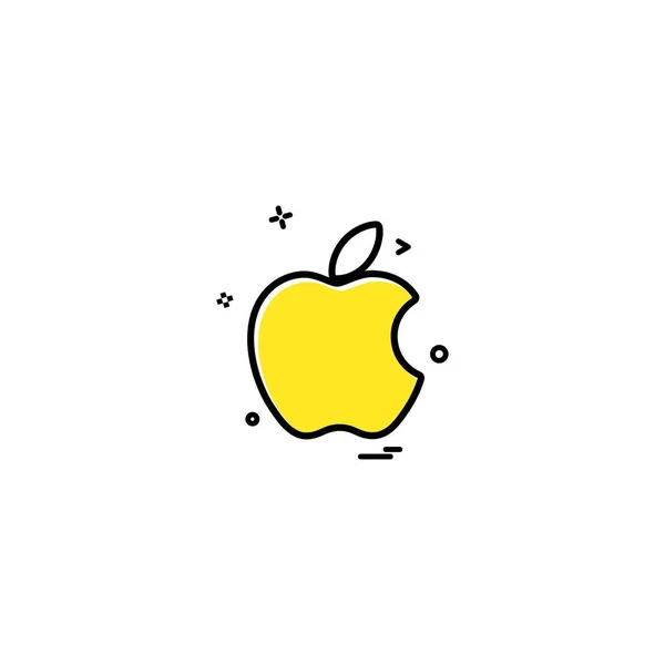 Design Vektor Für Apple Symbole — Stockvektor