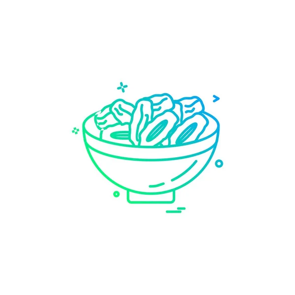 Dates Icon Design Vector — 스톡 벡터