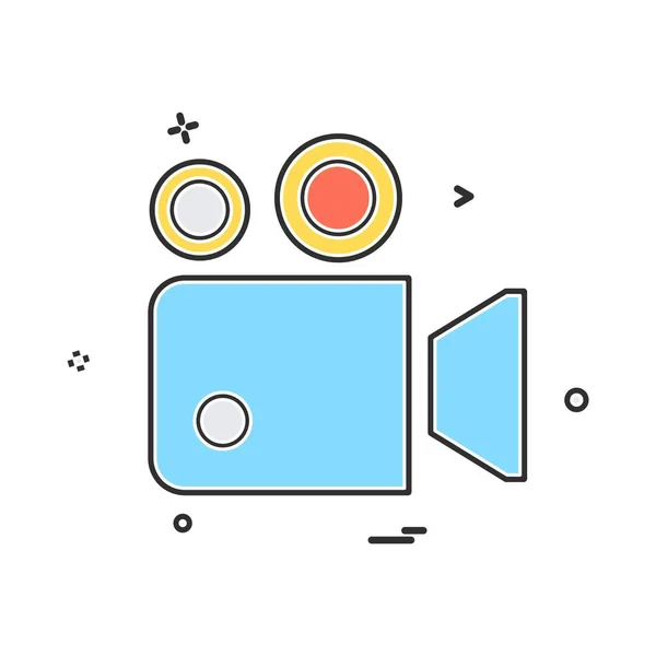 Ontwerp Camera Icoon Vector — Stockvector