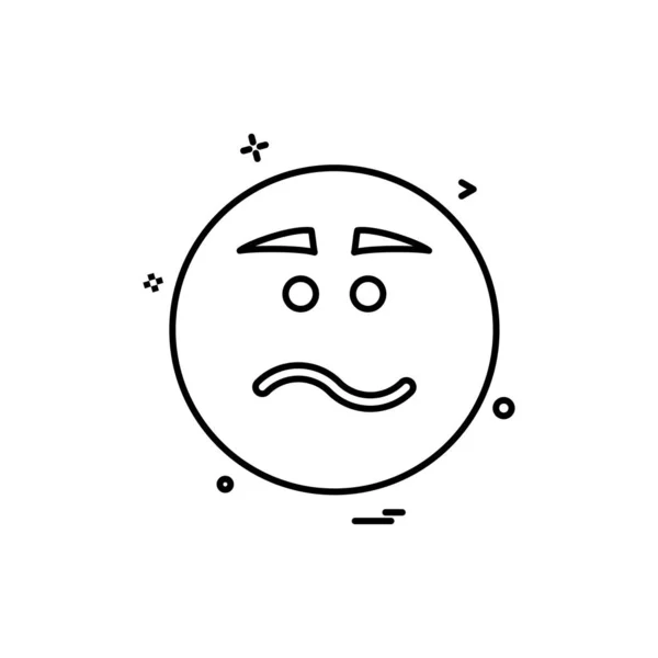 Вектор Дизайну Піктограм Emoji — стоковий вектор