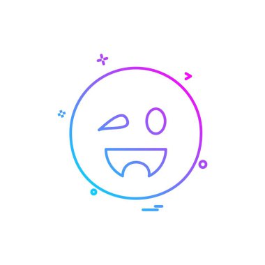 Emoji simgeleri tasarım vektörü 