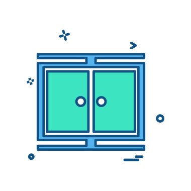 Güvenli simge tasarlamak vektör