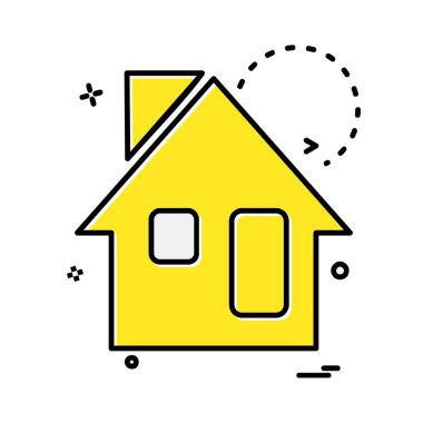 Emlak simge tasarlamak vektör