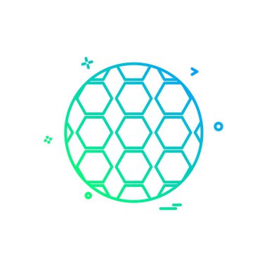 Golf simge tasarlamak vektör