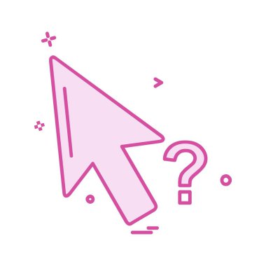 Ok simgesi tasarım vektörü