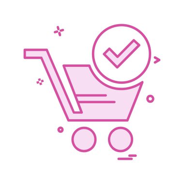 Alışveriş simge tasarlamak vektör 