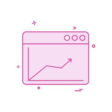 Web yerleşim simgesi tasarım vektörü