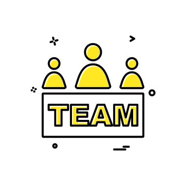 Grup avatar simge tasarım vektörü