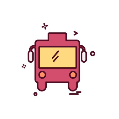 Trasnport simge tasarlamak vektör