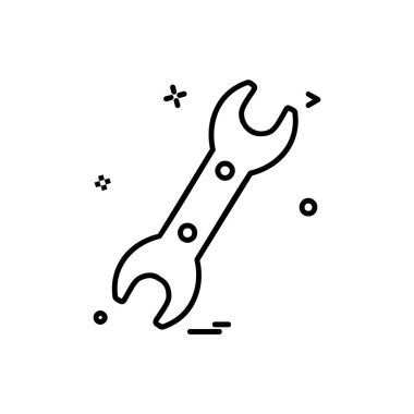 Tornavida araçlar simgesi tasarım, vektör çizim